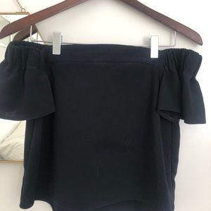 Off the shoulder crop top